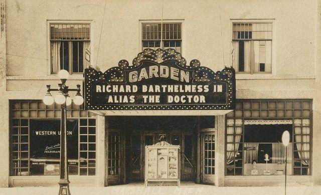 Garden Theatre - 1932 Photo From Paul